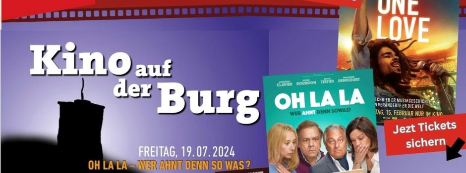 Kino auf der Burg - JETZT Tickets sichern