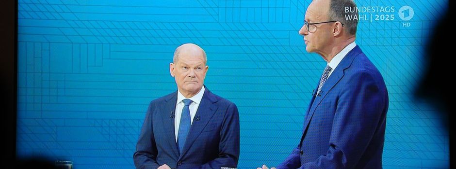 Hartes TV-Duell von Scholz und Merz zu AfD und Migration