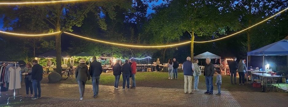 Premiere unter den Sternen: Erster Moonlight-Flohmarkt in Kranenburg