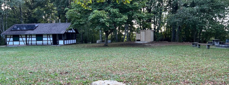 Trockentoilette wertet das Ghauwasen-Areal auf