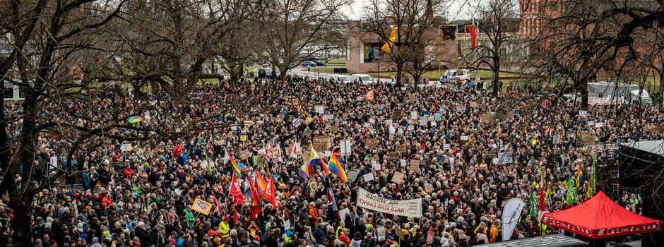 10.000 Menschen bei Demo gegen Rechtsextremismus in Mainz
