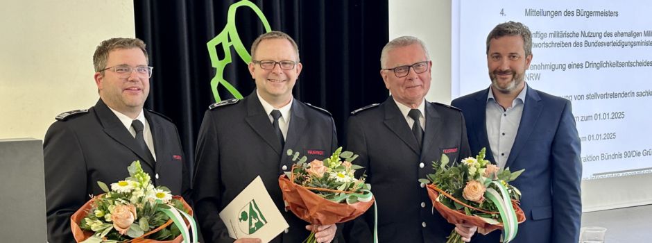 Franz Toppmöller übergibt Leitung der Feuerwehr Herzebrock-Clarholz an Sascha Braunsmann