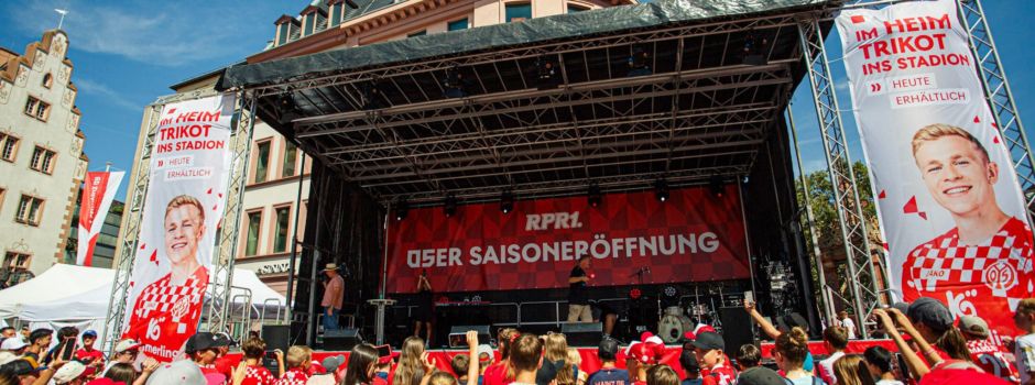 Mainz 05 feiert Saisoneröffnung am Dom