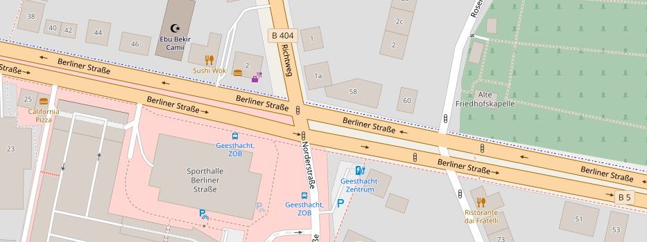 Verkehrsbehinderungen an der Berliner Straße