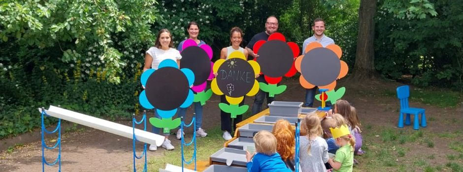 Neue Kreidetafeln für die KiTa Thür dank großer Spendenbereitschaft