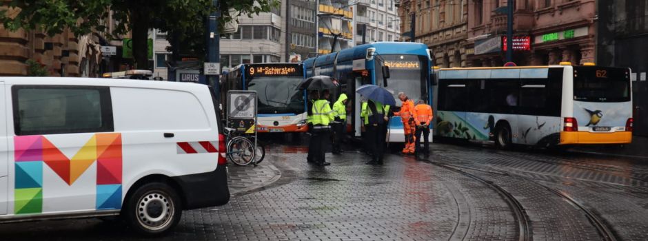 Straßenbahn entgleist: Verspätungen im Mainzer ÖPNV