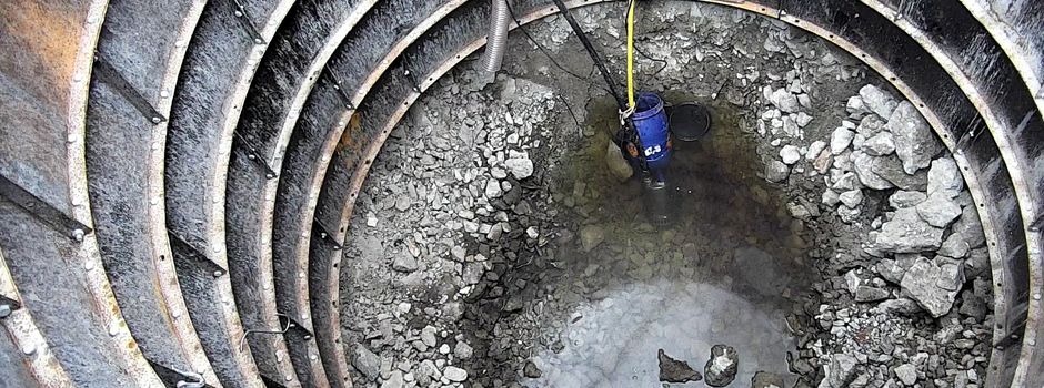 Dethlinger Teich: Dritter Schacht wird erstellt