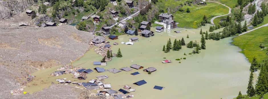 Wasserstau: Nach Gletscherabbruch spitzt sich die Lage zu