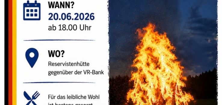 Sonnwendfeuer der SRK