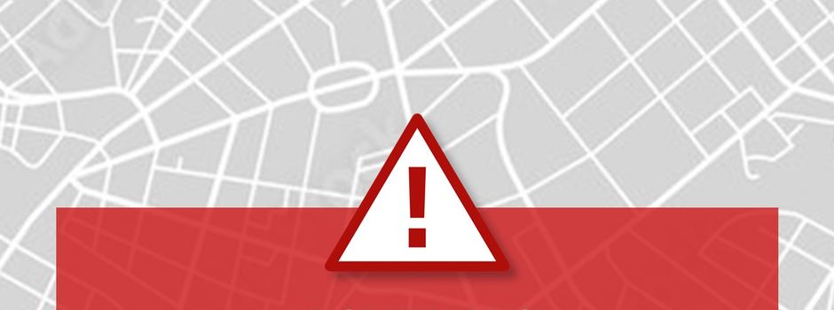Die Friedhofstraße ist aktuell wegen Reparaturarbeiten gesperrt