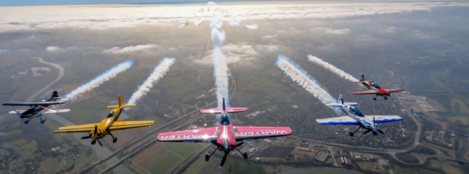 Botschaften am Himmel über Wiesbaden: Was diesmal dahintersteckt