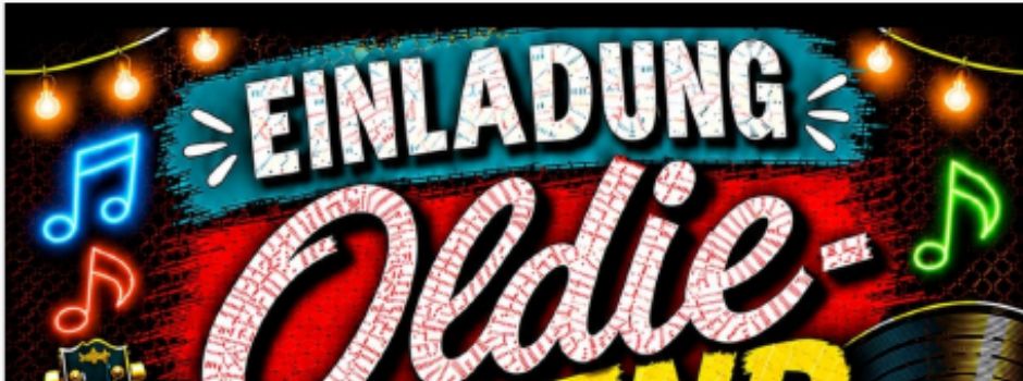 Oldie-Abend mit Live-Musik am 24.10. 
