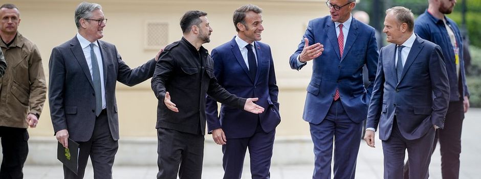 Selenskyj kündigt Treffen mit Europäern an