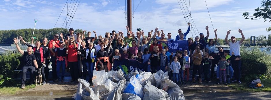 RhineCleanUp 2025 - Rückblick zur Reinigungsaktion am Samstag, 13. September