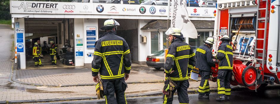 Explosion in Koblenzer Autowerkstatt – zwei Verletzte