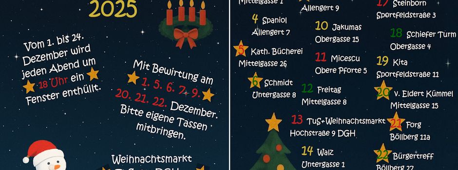 Gau-Weinheimer Adventsfenster 2025