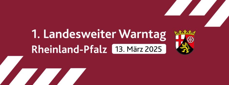 Landesweiter Warntag am 13. März