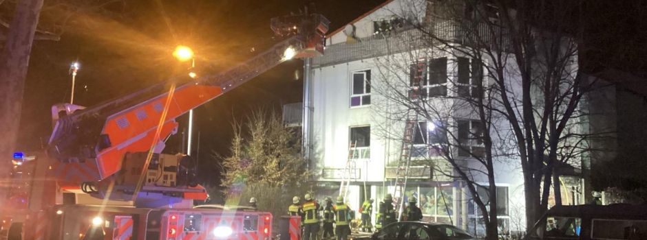 Vier Menschen bei Brand in Mainz-Kostheim verletzt