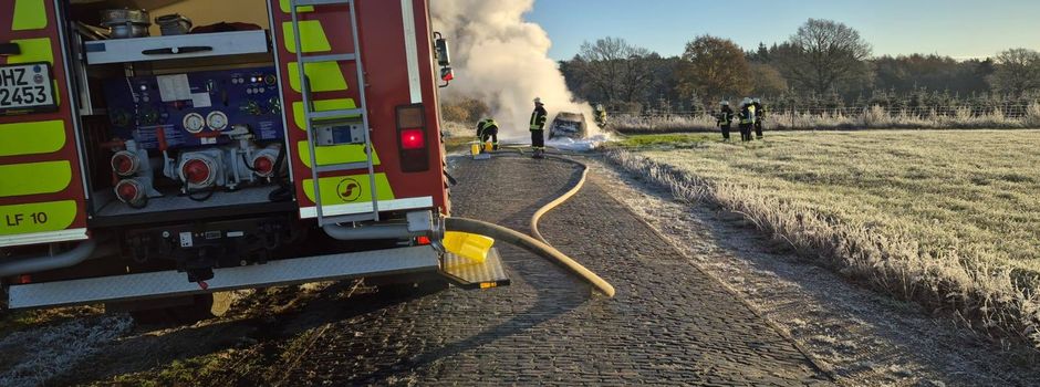 Fahrzeugbrand in der Kuhstedter Straße