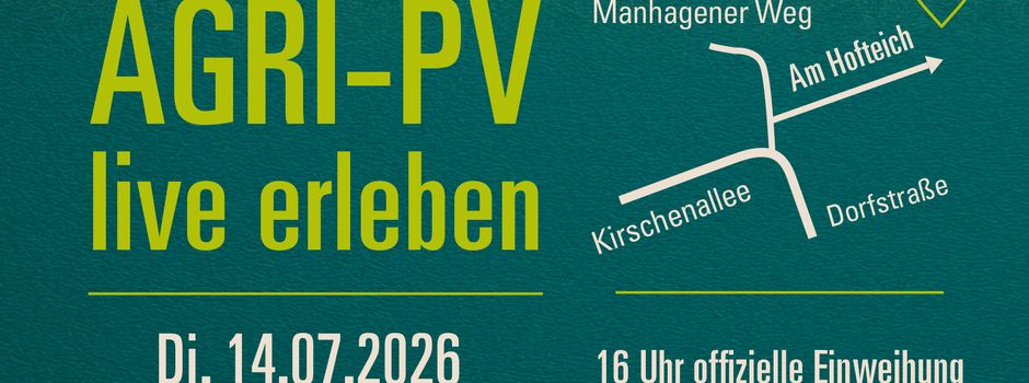 Einweihung des Solarparks Manhagen