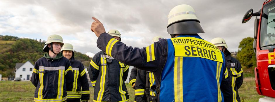 Jahresabschlussübung der Feuerwehr Serrig