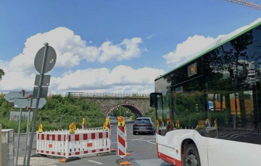 Die Werrabrücke vor Wanfried ist seit heute (02.04.) bis voraussichtlich Ende des Jahres gesperrt!