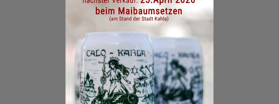 Merch-Artikel Verkauf zum Stadtjubiläum: