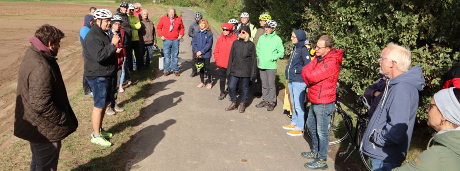 Radtour entlang der geplanten Rheinspange 553 – mit Information und Diskussion