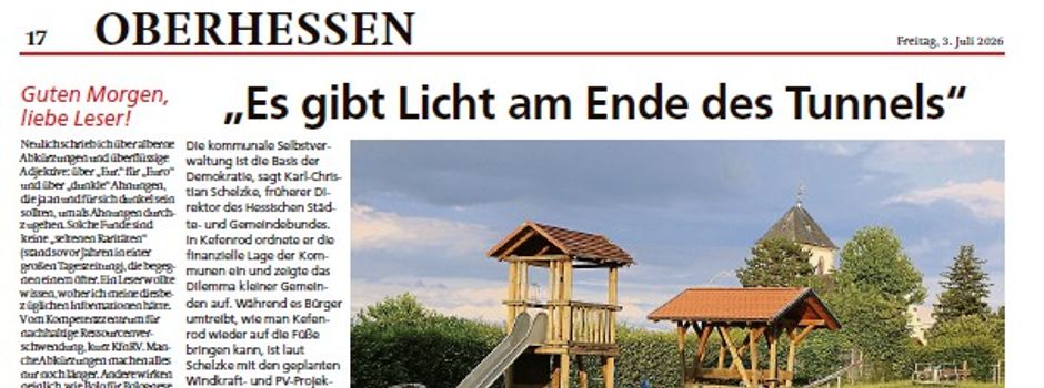 „Es gibt Licht am Ende des Tunnels“