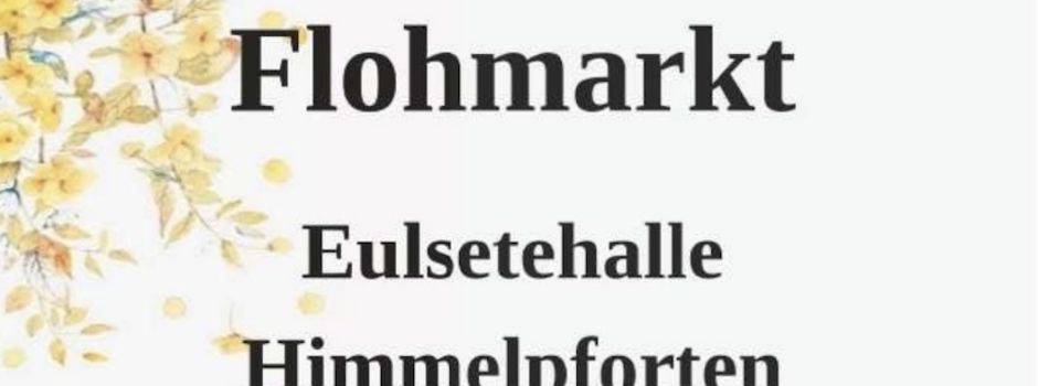 Flohmarkt in der Eulsete-Halle 