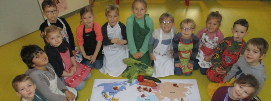 Selbstbehauptung und Klimafreundliches Kochen der Vorschulkinder des CJD Norbertkindergartens