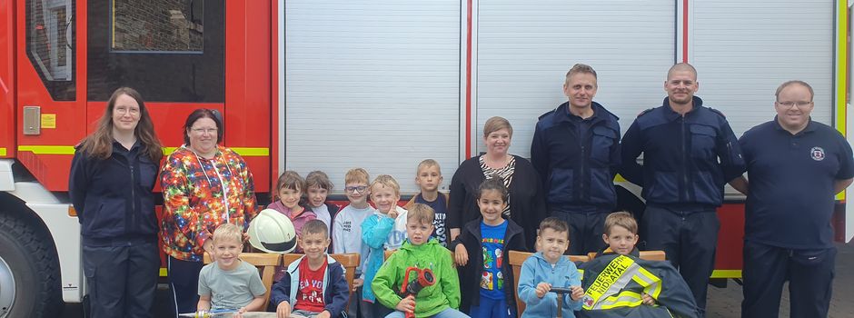 Feuerwehr hautnah: Vorschulkinder erleben spannenden Einsatz