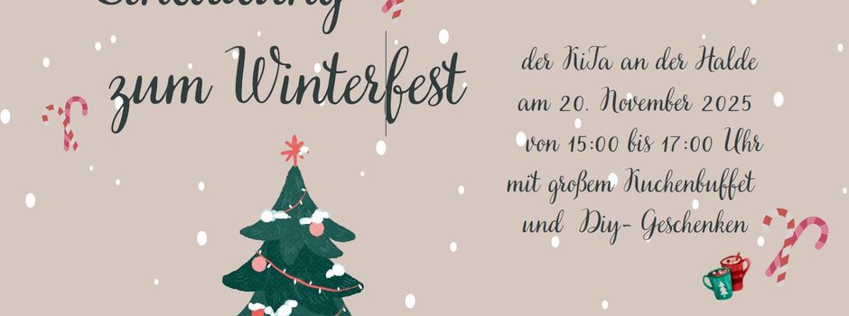 Winterfest in der Kita an der Halde