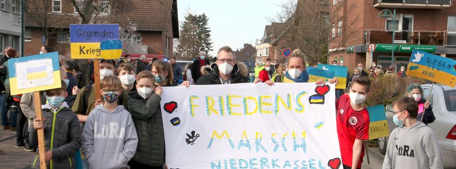 Friedens- und Solidaritätsmarsch in Niederkassel
