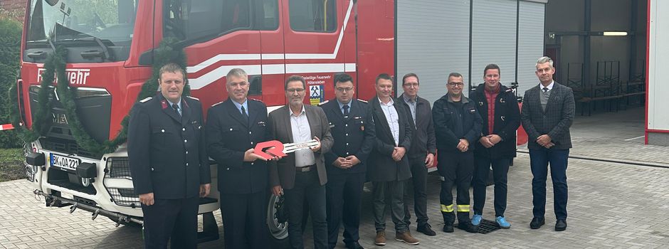 Feierliche Indienststellung TLF und Garage
