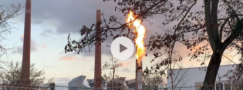 Flamme über Schott-Gelände: Was wurde hier verbrannt?