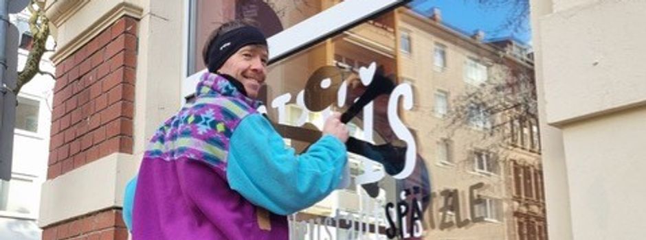 Spätzle statt Eis im N'Eis-Laden in der Mainzer Neustadt