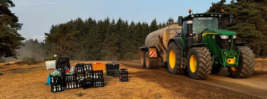 Großeinsatz bei Langscheid in der Vordereifel: 22 Verletzte bei Waldbrand