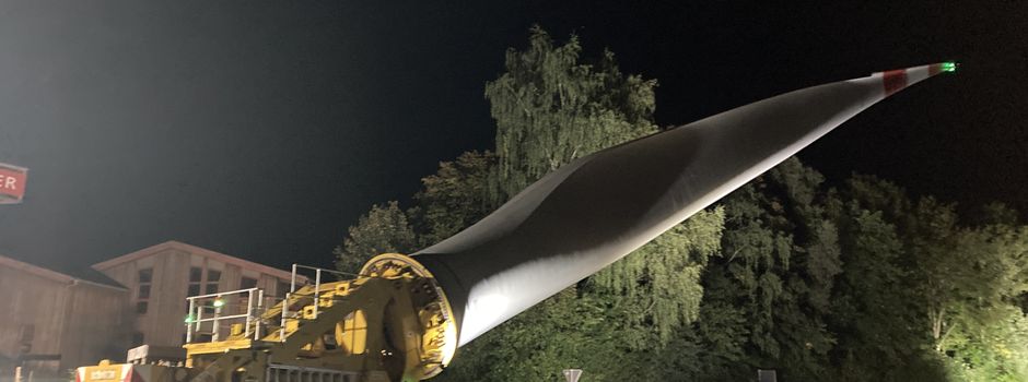 Fortschritte beim Bau des Windparks Bingen