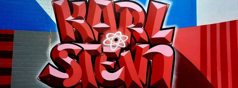 Graffiti-Künstler bei Karlstein Jam