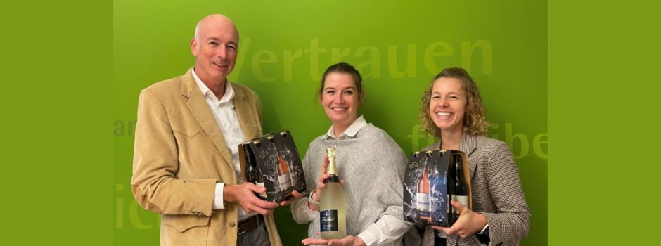Sekt oder Sixpack Bier von der LVM-Agentur Breische