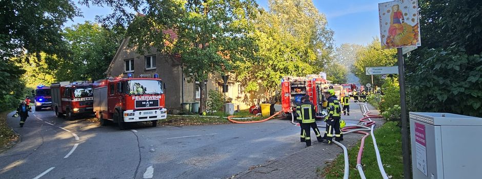 Großbrand in Kirch Mulsow