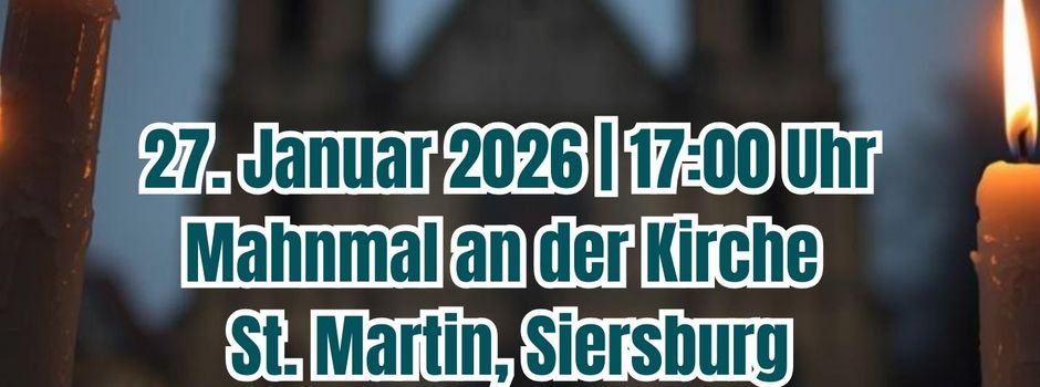 Gedenken an die Opfer des Holocausts