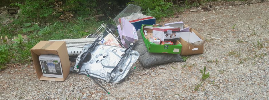 Weitere illegale Müllentsorgung im Wald