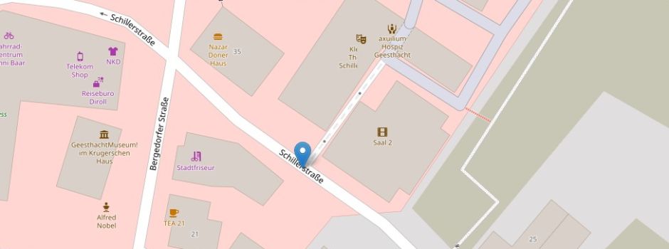 Behinderungen im Geesthachter Stadtzentrum