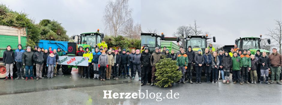 Tannenbaumaktion der KLJB Herzebrock und der KLJB Clarholz-Lette