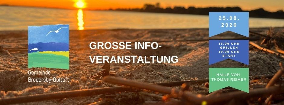 Infos über alles am 25.08. ab 18 Uhr