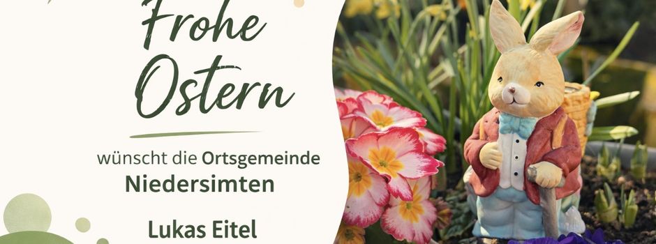 Frohe Ostern aus Niedersimten! 🐰