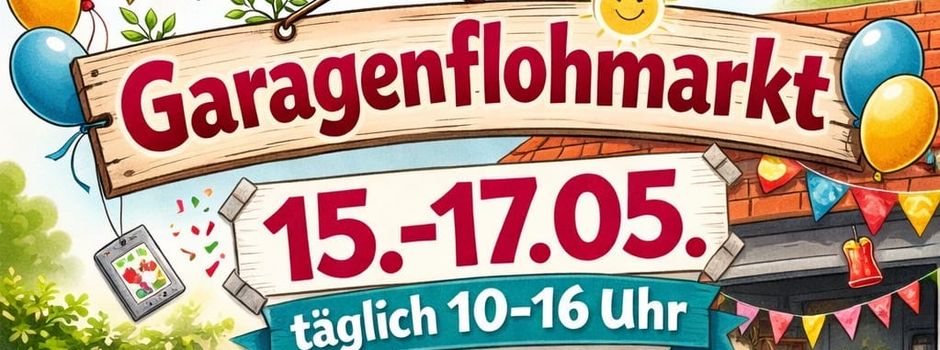 Garagenflohmarkt in Beierstedt lädt zum Stöbern ein