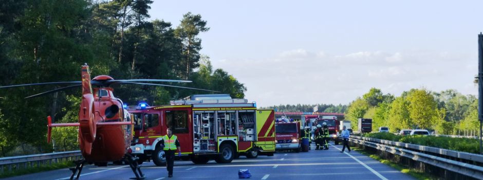 Erneut schwerer LKW-Unfall auf der A7